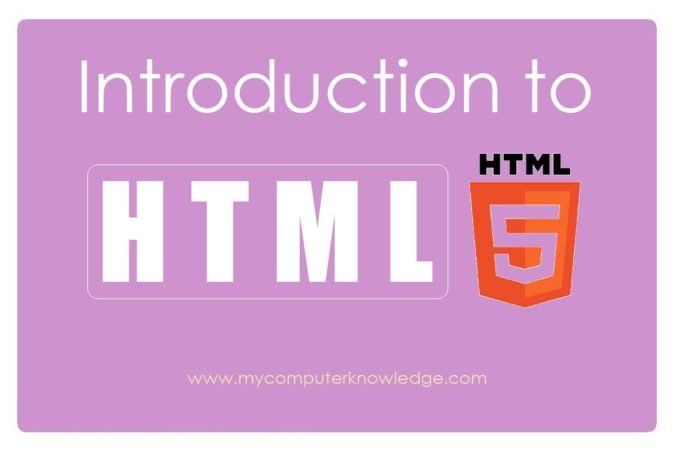 Introduction to HTML