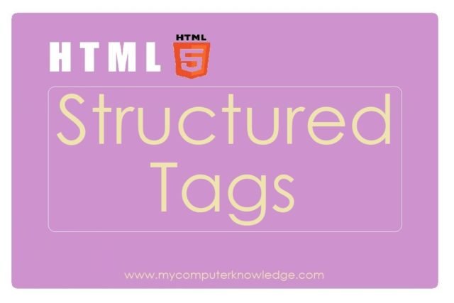 HTML Structured Tag