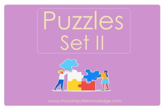 puzzles set II