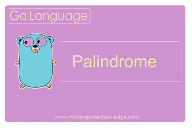 Palindrome in Go